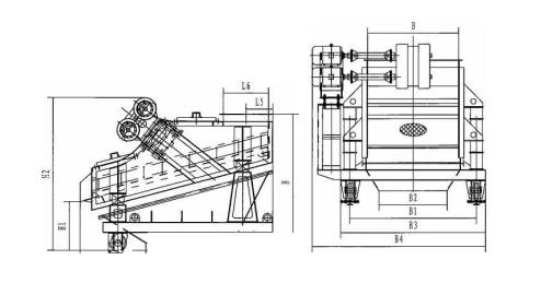 上振式ZSGB礦用振動篩圖示-河南振江機(jī)械